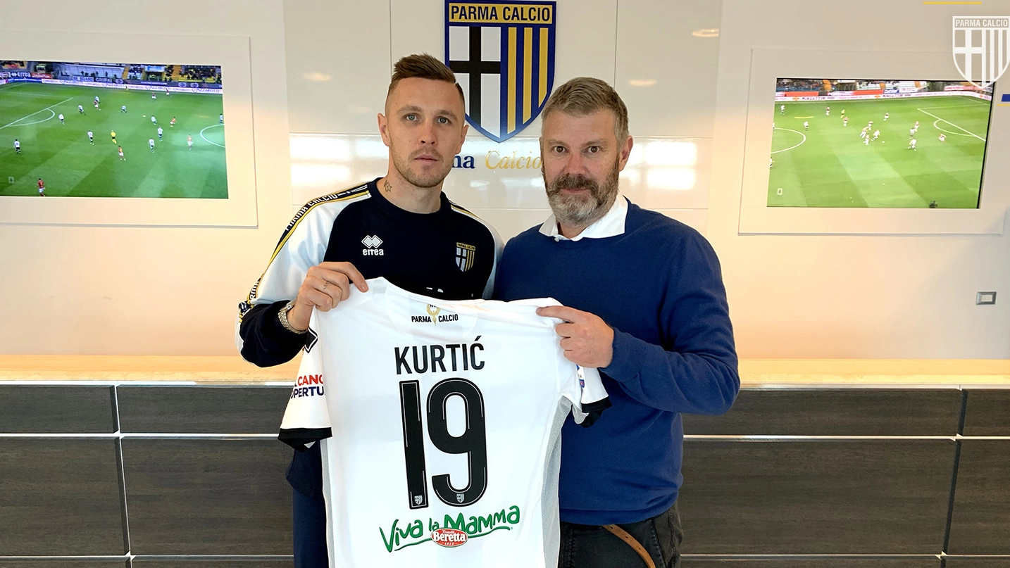 Kurtic inizia la sua avventura a Parma (Foto tratta dal sito del Parma)