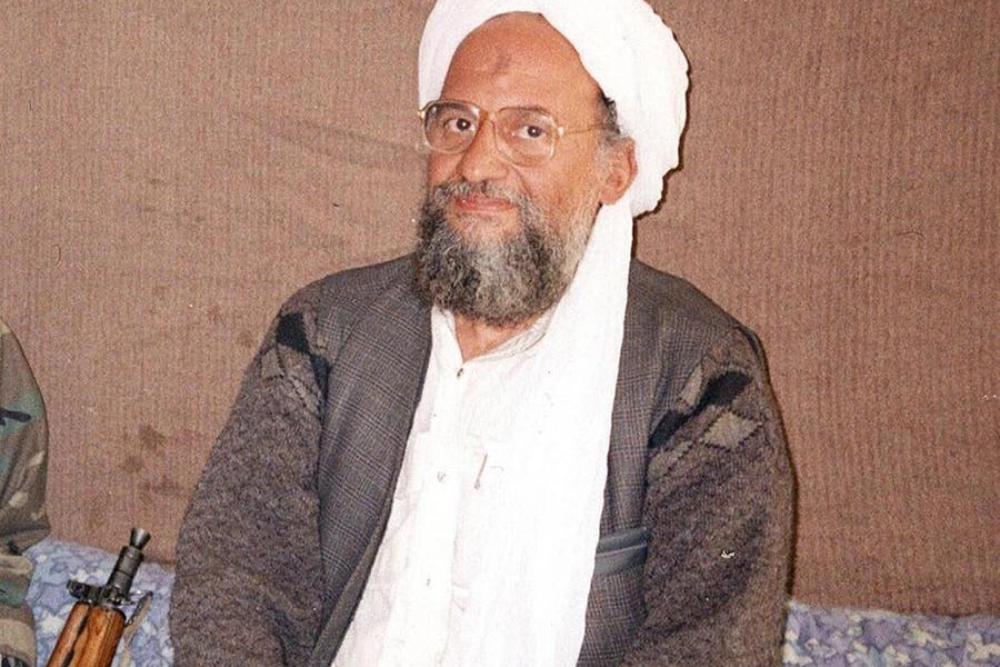Al Zawahiri in una foto del 2001