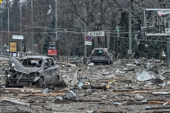 I bombardamenti sulle città ucraine