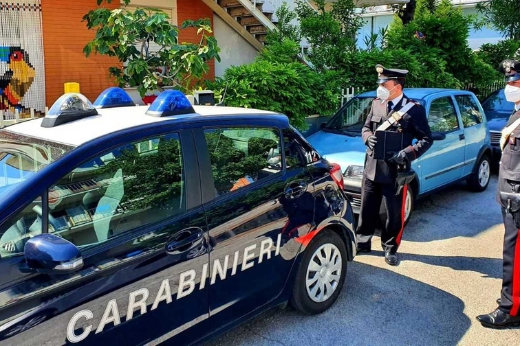 Rimini, i carabinieri sul luogo dell’omicidio (foto Migliorini)