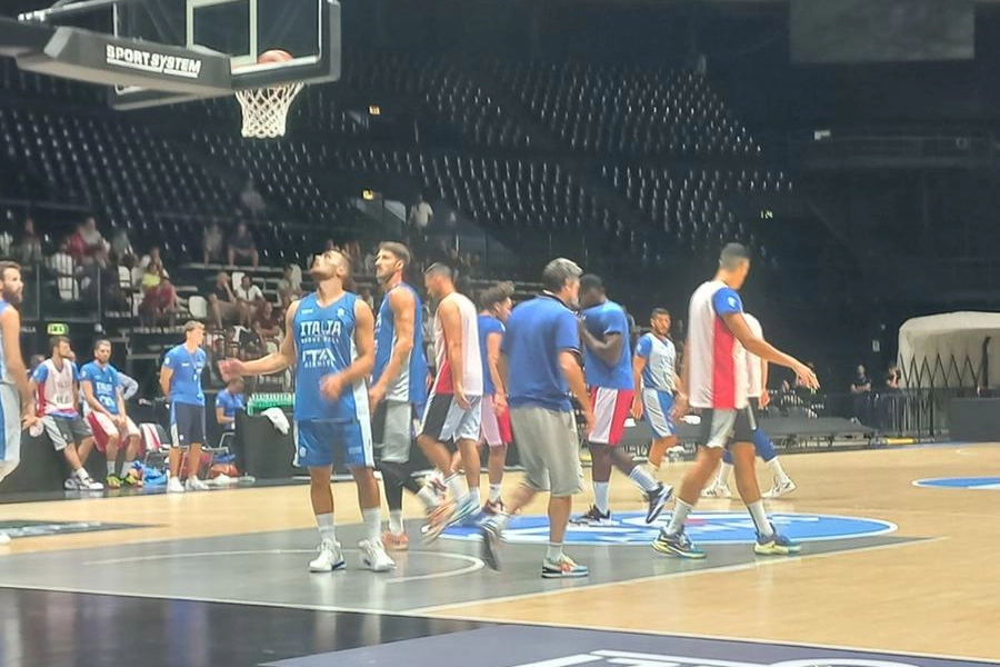 L'Italia del basket si allena all'Unipol Arena di Bologna