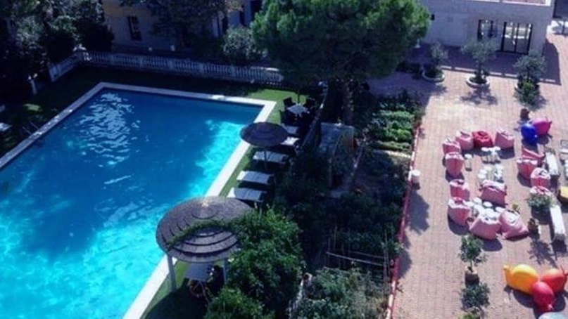La piscina del Grand Hotel di Riccione