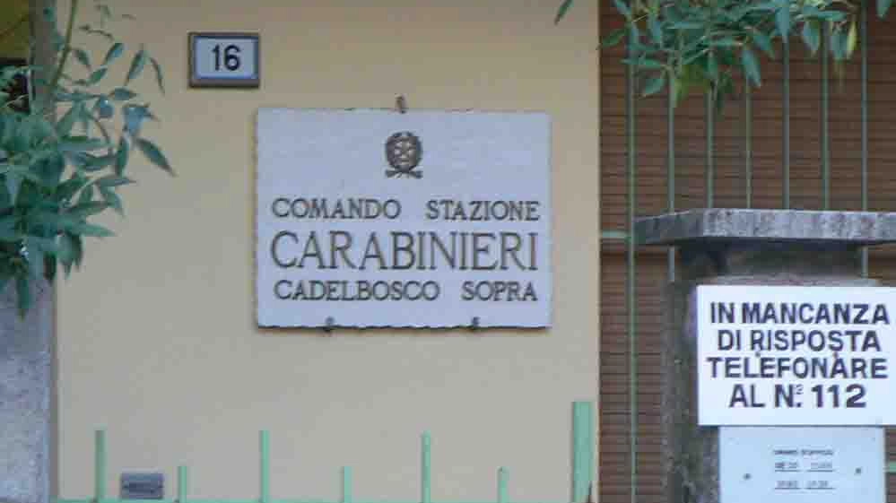 La caserma dei carabinieri di Cadelbosco Sopra