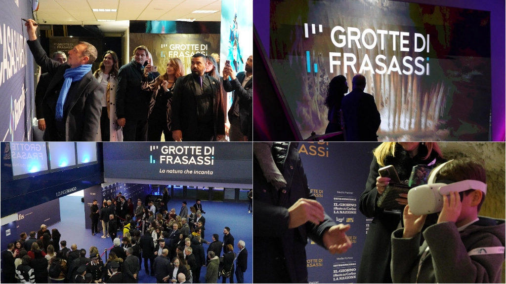 Le Grotte di Frasassi a Casa Sanremo: l'incanto per gli spettatori del Festival