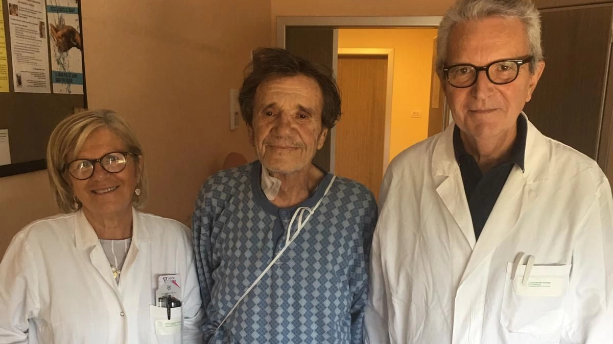 La dottoressa Patrizia Cenni, Franco Manzoni, il dottor Cesare Antenucci     