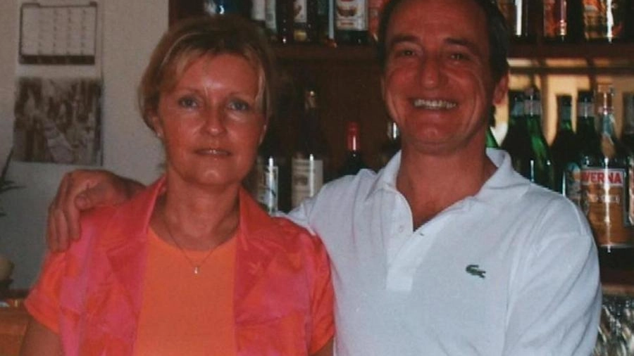 Ugo Costa con la moglie Doris