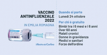 Vaccino antinfluenzale 2022 in Emilia Romagna, quando farlo e chi ne ha diritto gratis