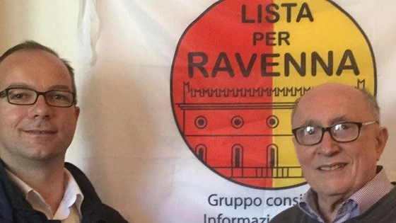Francesco Patrizi con Alvaro Ancisi, capolista di Lista per Ravenna