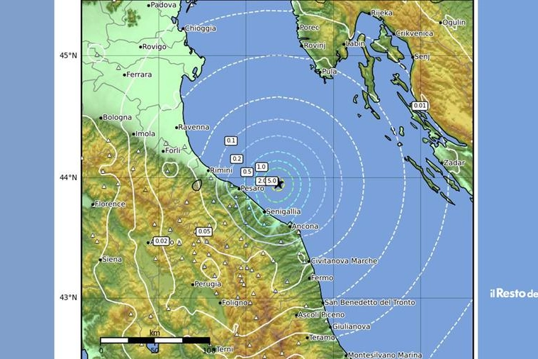 Terremoto nelle Marche: un lungo sciame sismico