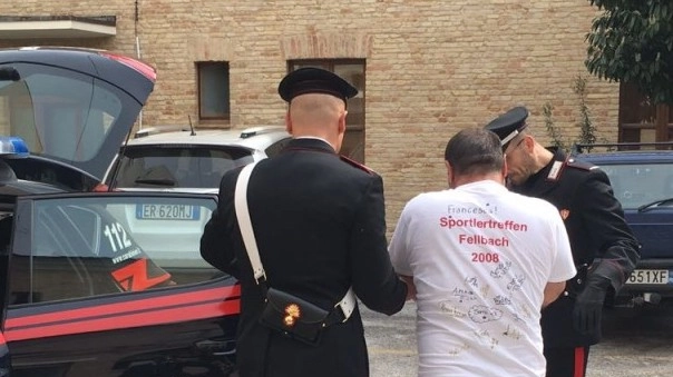L’uomo venne arrestato dai carabinieri