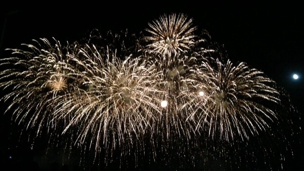 I fuochi d’artificio (Foto Cellini)