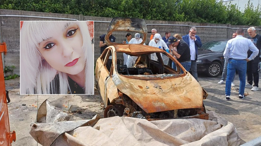 Accertamenti sull'auto di Alice Neri, nel riquadro la mamma 32enne di Ravarino: è stata uccisa a coltellate