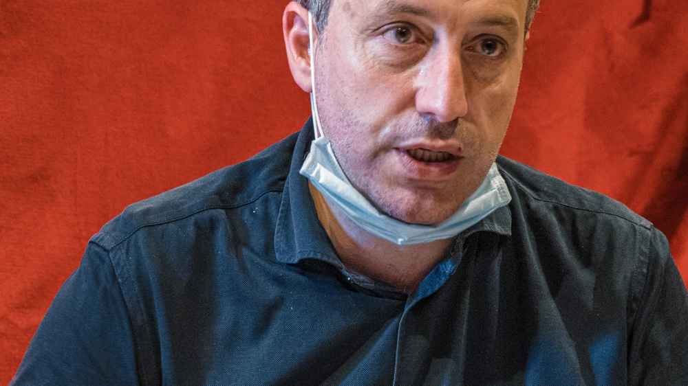 Fermo, il sindaco Paolo Calcinaro è stato dimesso dall'ospedale (Foto Zeppilli)