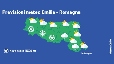 Neve in Emilia Romagna, dove e quando: le previsioni meteo