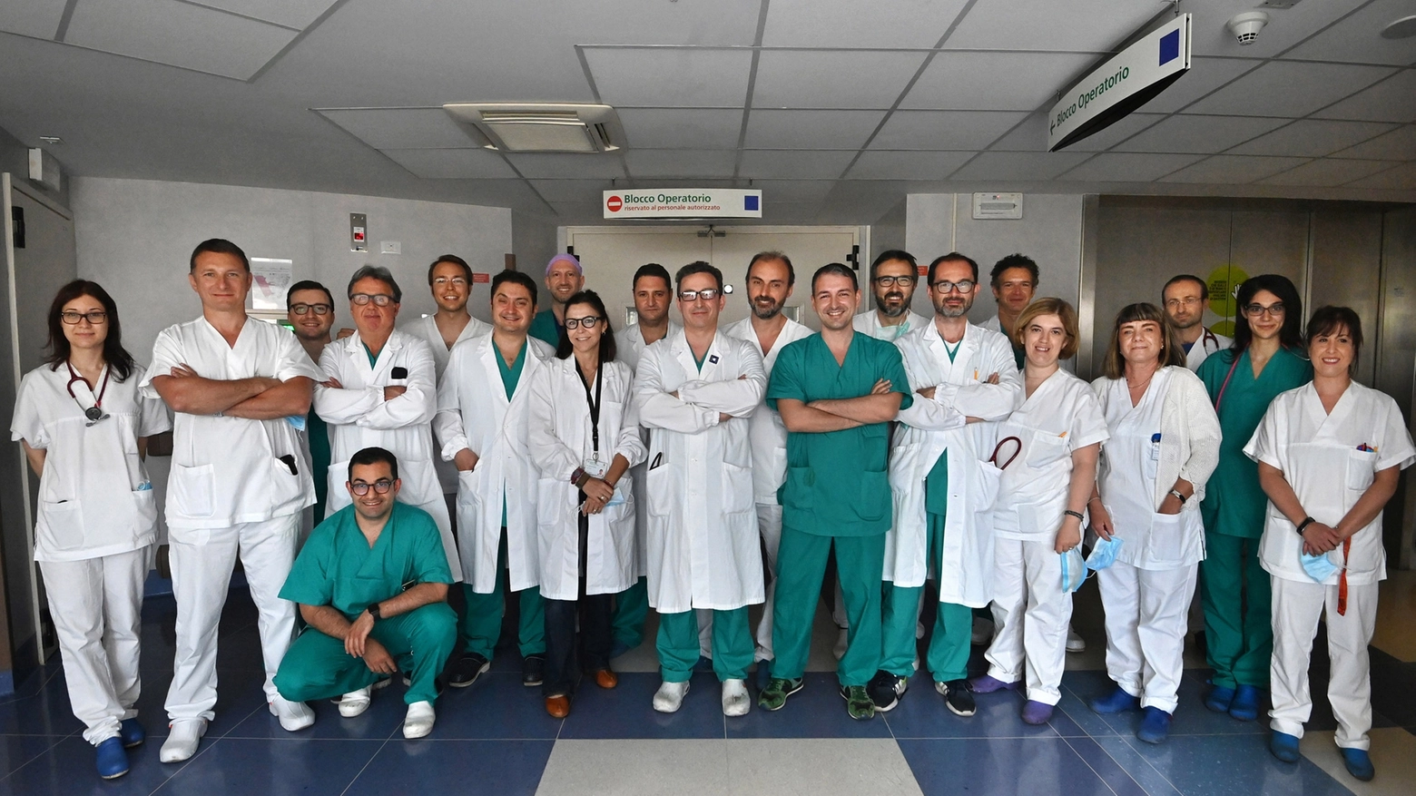 L'equipe di cardiochirurgia del Sant'Orsola