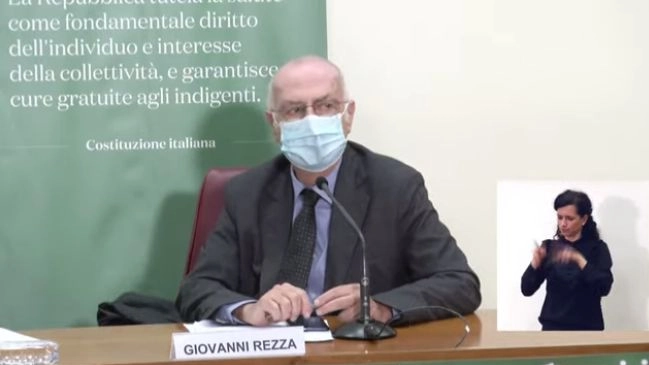 Gianni Rezza in conferenza stampa 