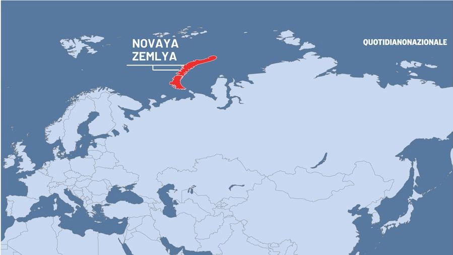 Russia, l'isola di Novaya Zemlya