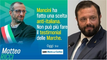 Mancini testimonial Marche e polemiche, Carloni a Ricci: “Una discussione da bar dello sport”