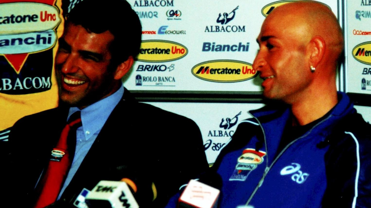 Il manager di allora, ma anche un caro amico, Andrea Agostini, insieme con Marco Pantani