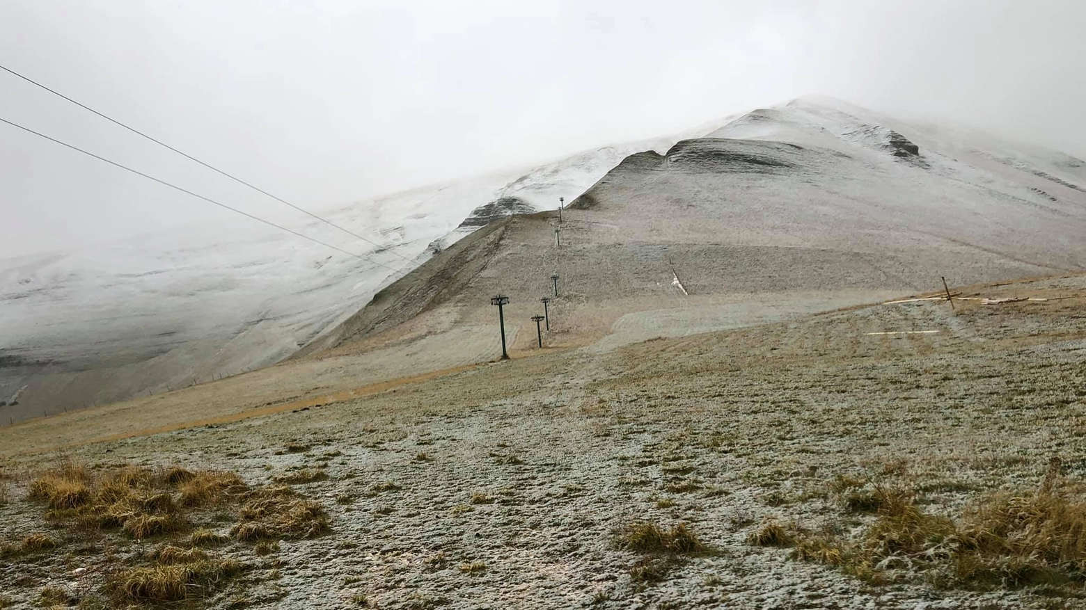 Neve sui Sibillini: Porte di Berro, tra Bolognola e Ussita