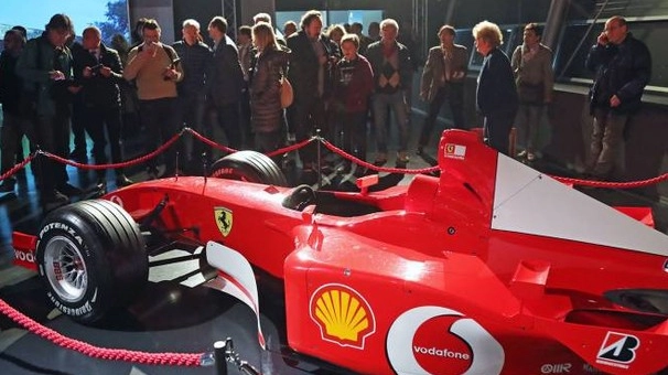 La Ferrari di Schumacher esposta in Autodromo