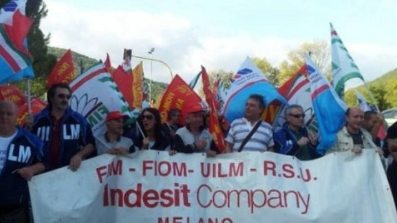 Ex Indesit, lavoratori in protesta