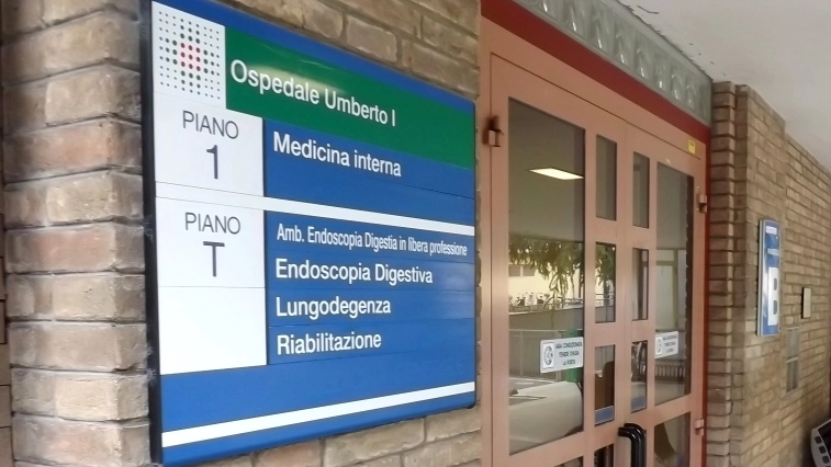 L’ospedale ‘Umberto I’ di Lugo (foto Scardovi)