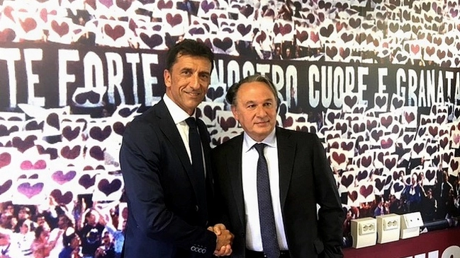 Fano, il direttore sportivo Max Menegatti e il presidente Claudio Gabellini