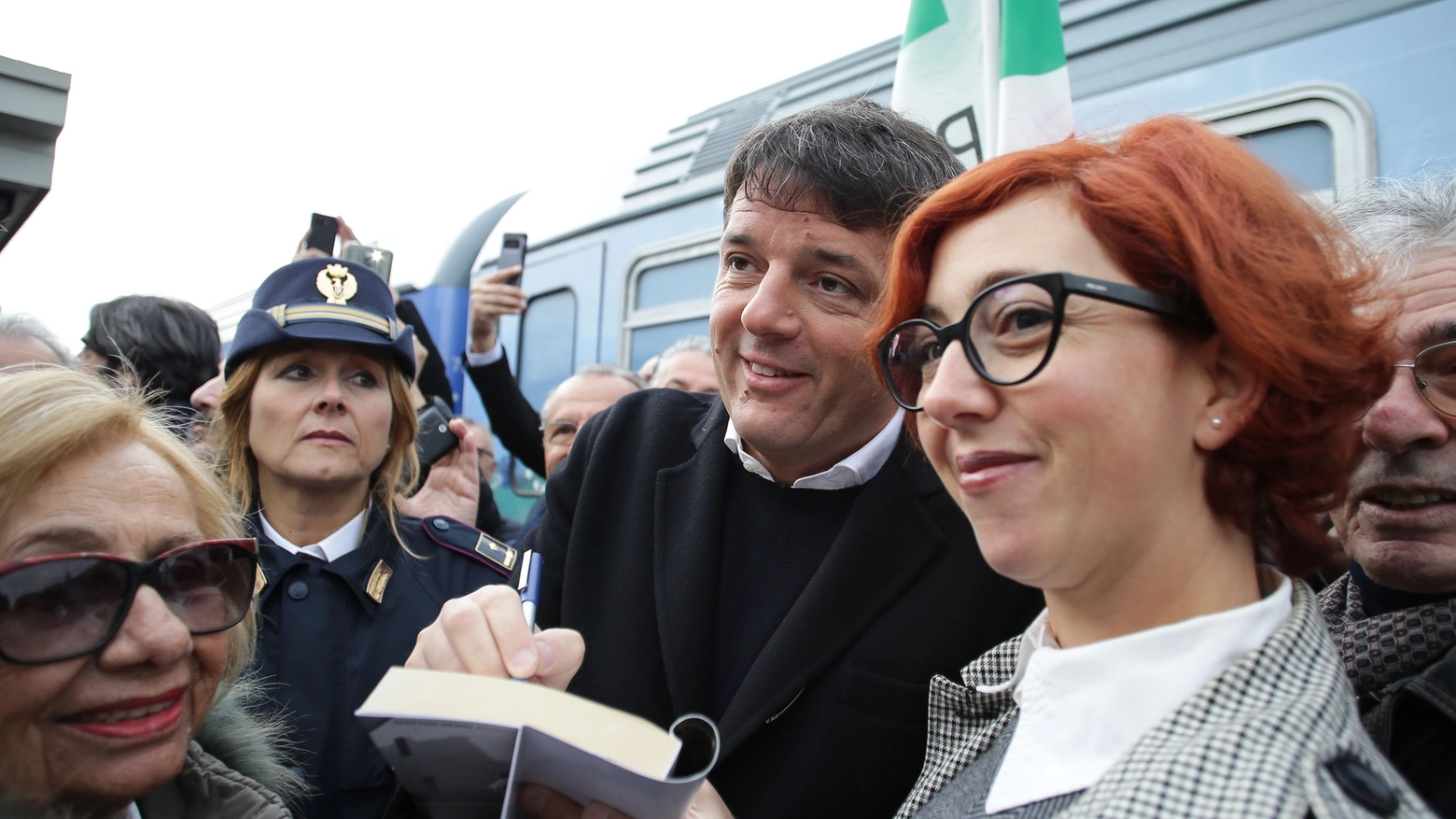 L'arrivo di Renzi a Misano Adriatico