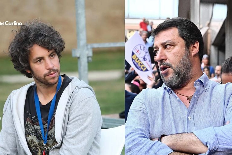 Cannabis, l'attacco di Salvini a Mattia Santori