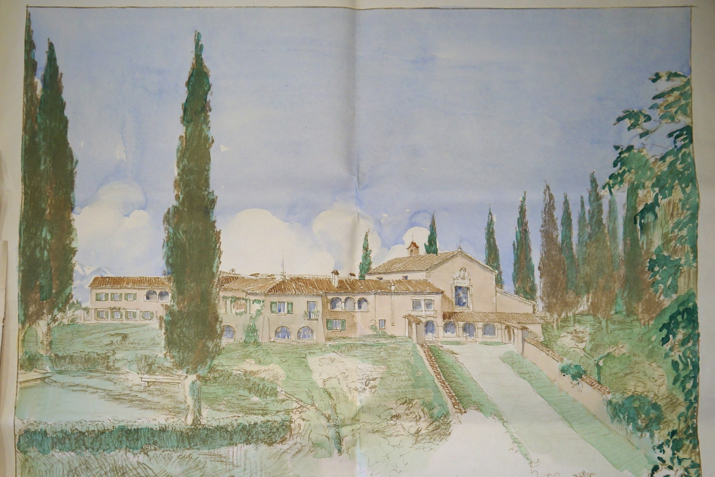 Il progetto del 1927 del Grand Hotel di Urbino, al convento dei Cappuccini