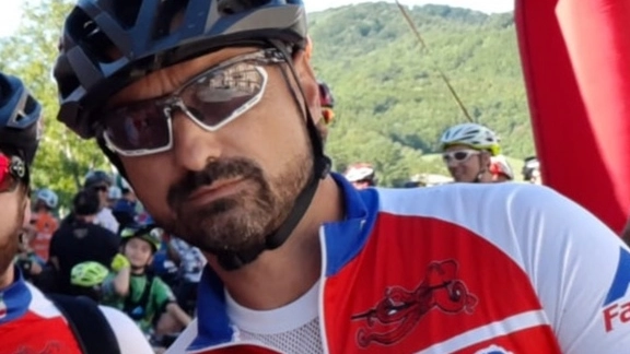 Nando Ricci, 45 anni, appassionato di bici