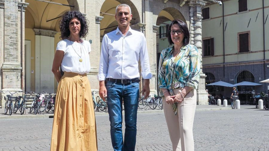 Chiara Bellini, Jamil Sadegholvaad ed Emma Petitti (foto Petrangeli)