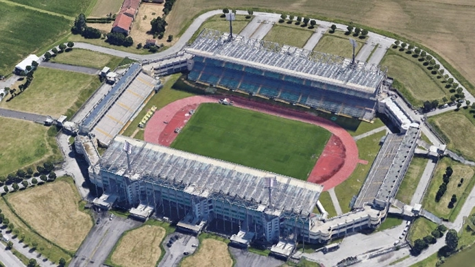 Lo stadio Euganeo di Padova