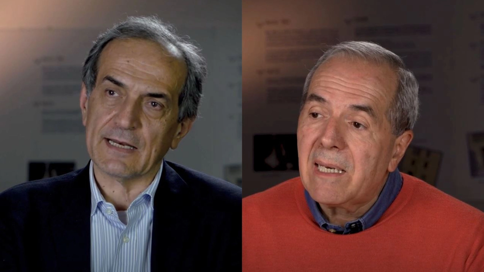 Gian Luca Zattini e Giorgio Calderoni nel corso della doppia intervista di Natlive 