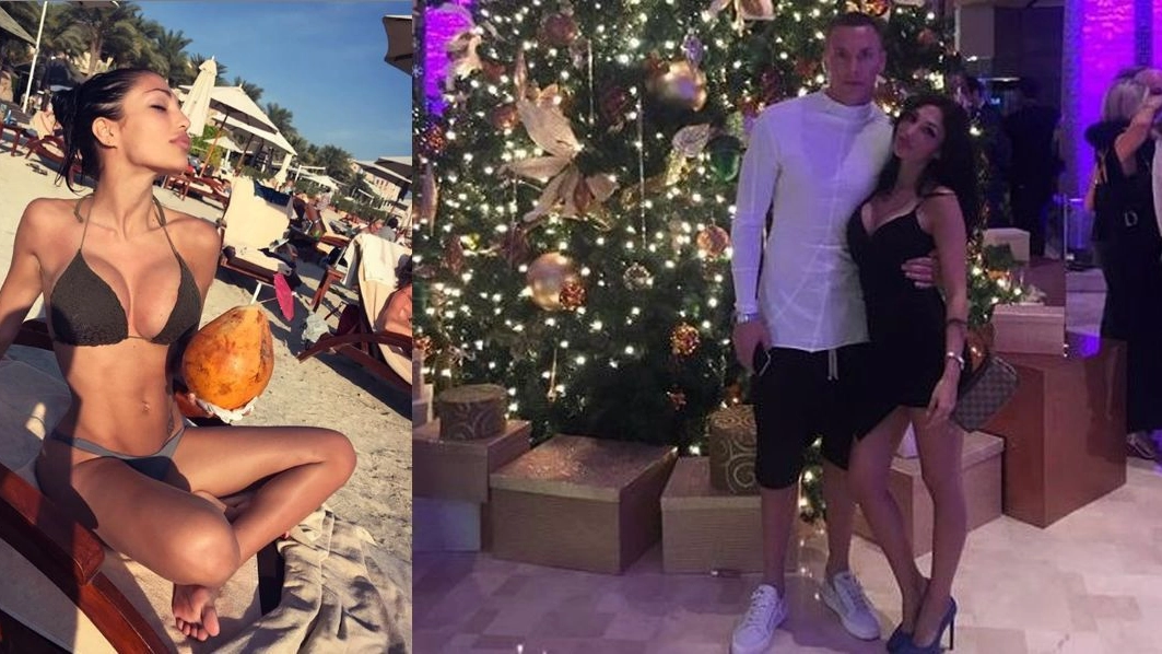 Lukasz Skorupski e sua moglie Matilde hanno scelto Abu Dhabi per le vacanze (Instagram)