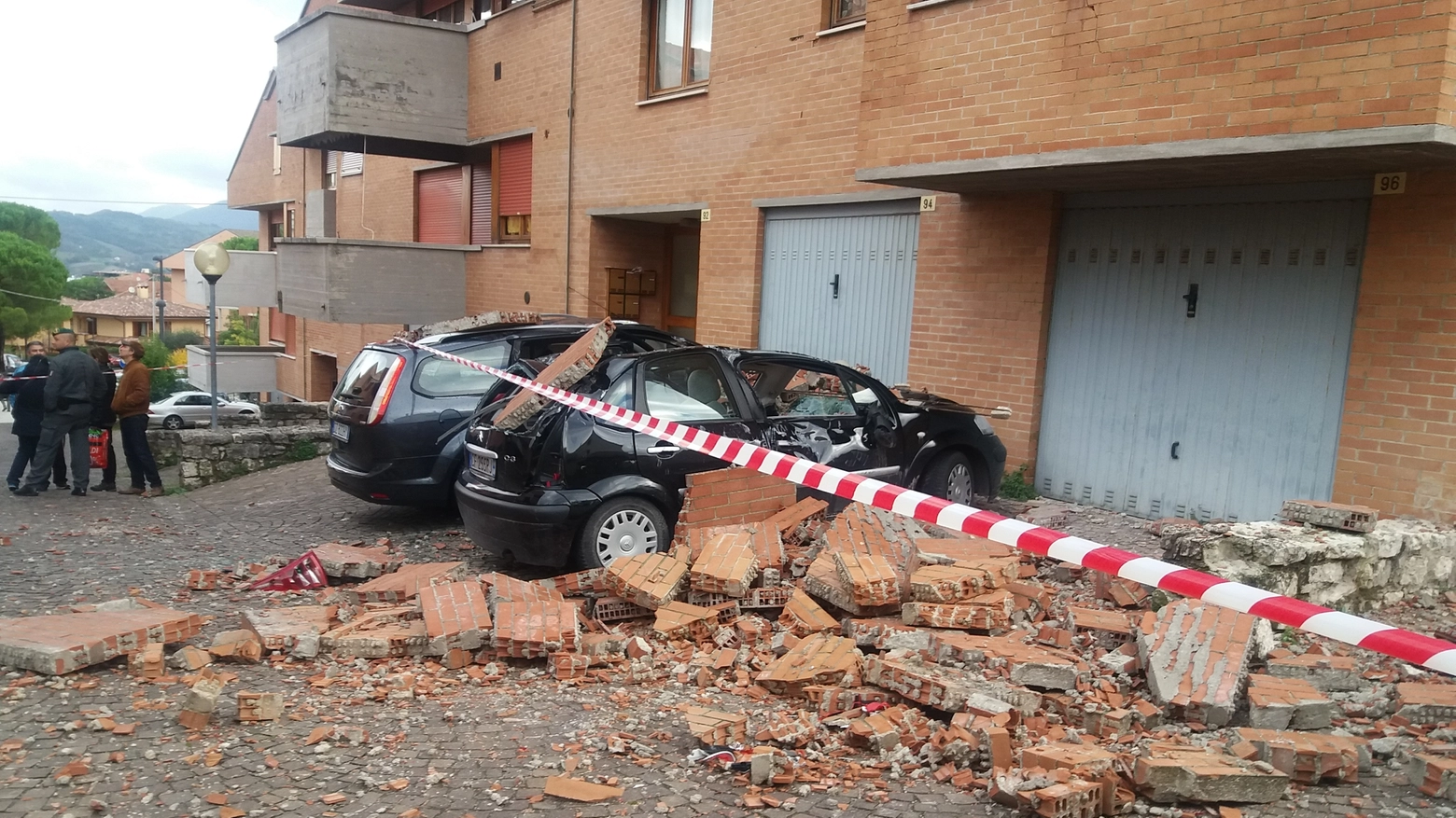Fabriano, i danni del terremoto del 26 ottobre (Foto Di Marco)
