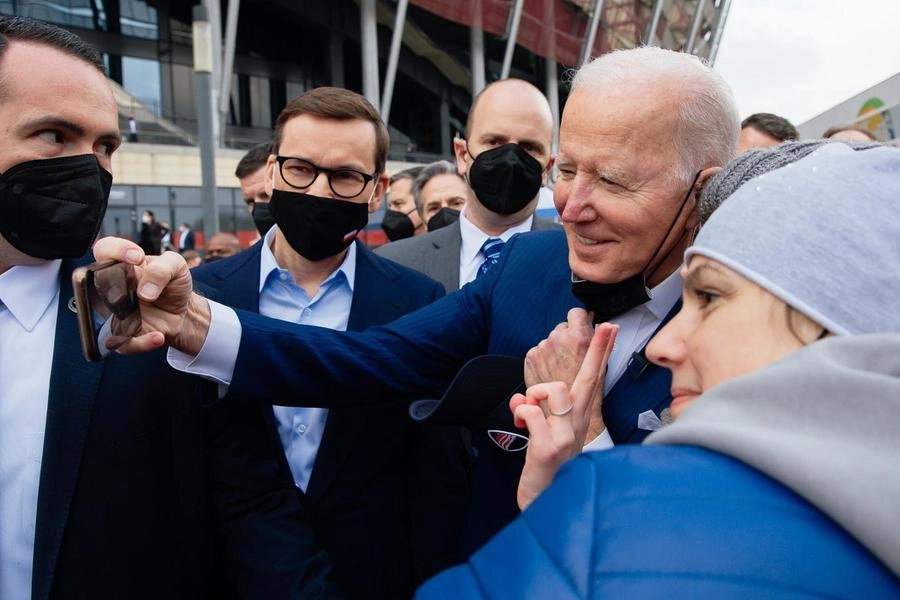 Il presidente Biden in Polonia