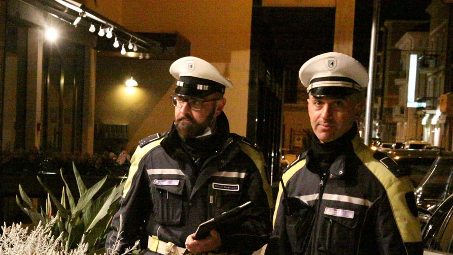 I controlli dei vigili urbani di San Benedetto