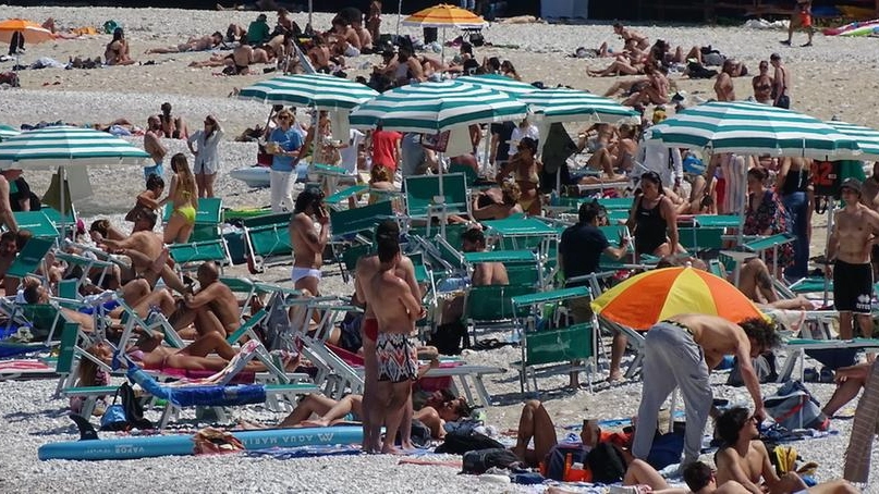 Spiagge affollate in tutte le Marche durante lo scorso weekend