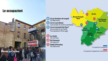 Occupazioni a Bologna: in dieci giorni sette spazi presi, la mappa