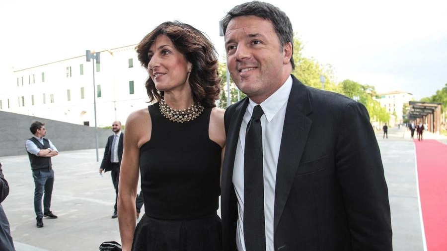 Matteo Renzi con la moglie Agnese Landini (Pressphoto)