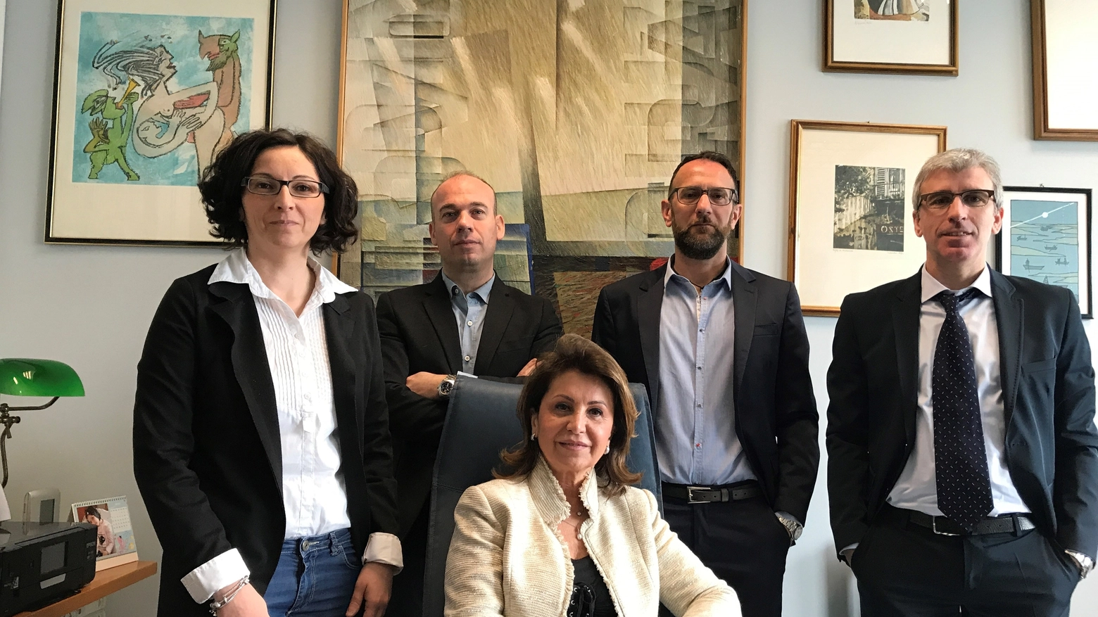 Piera Brandani e i suoi collaboratori – Beghelli & Partners e Archimede