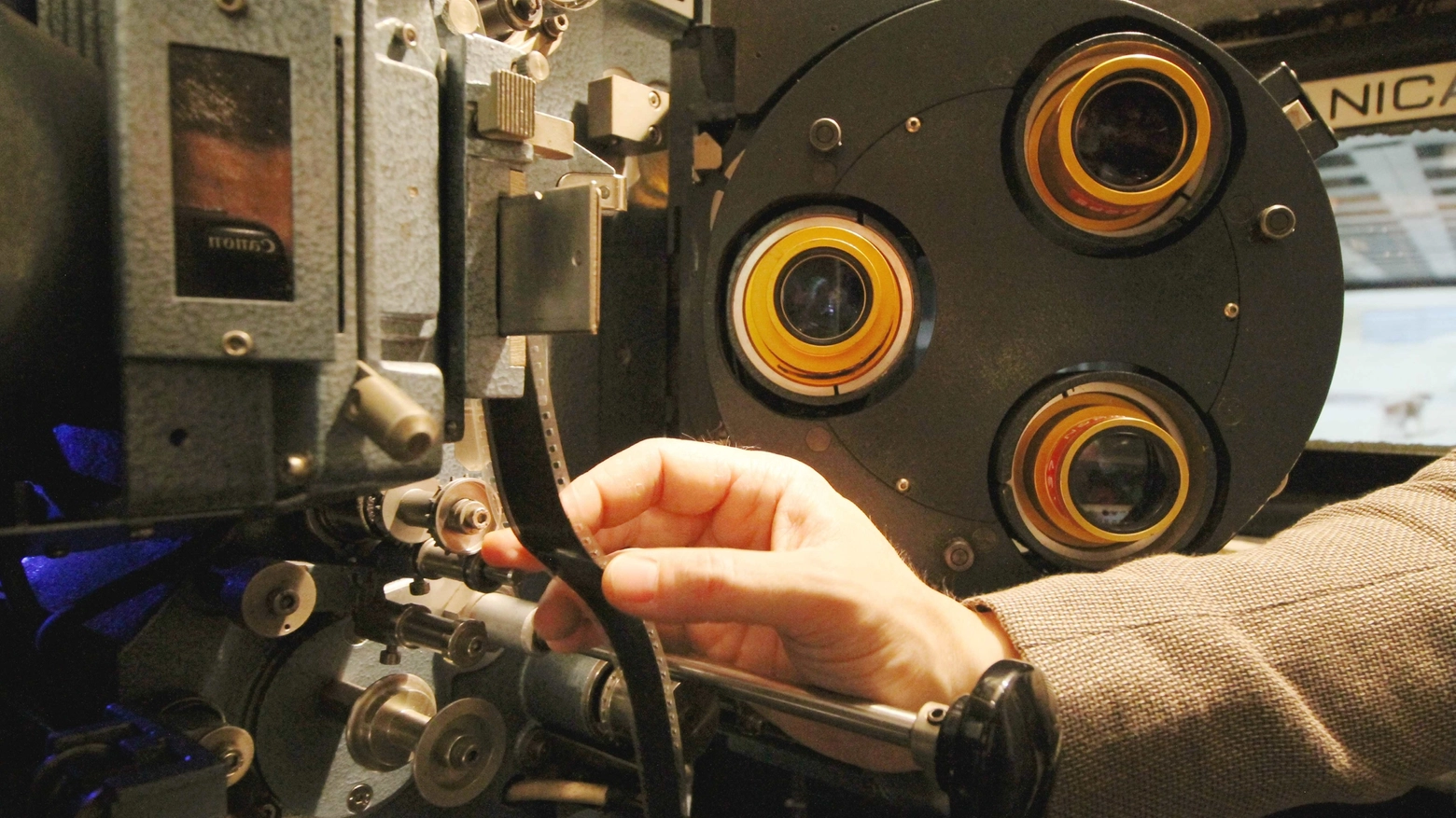 Una macchina per proiettare i film