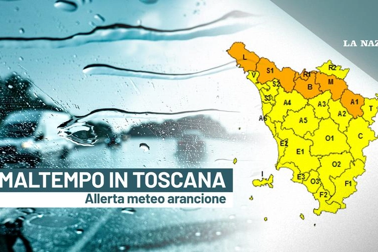 Maltempo Toscana, allerta meteo arancione fino a venerdì 16 dicembre