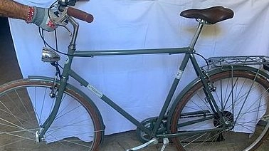 Una delle biciclette sequestrate e pubblicata sul sito internet del Comune