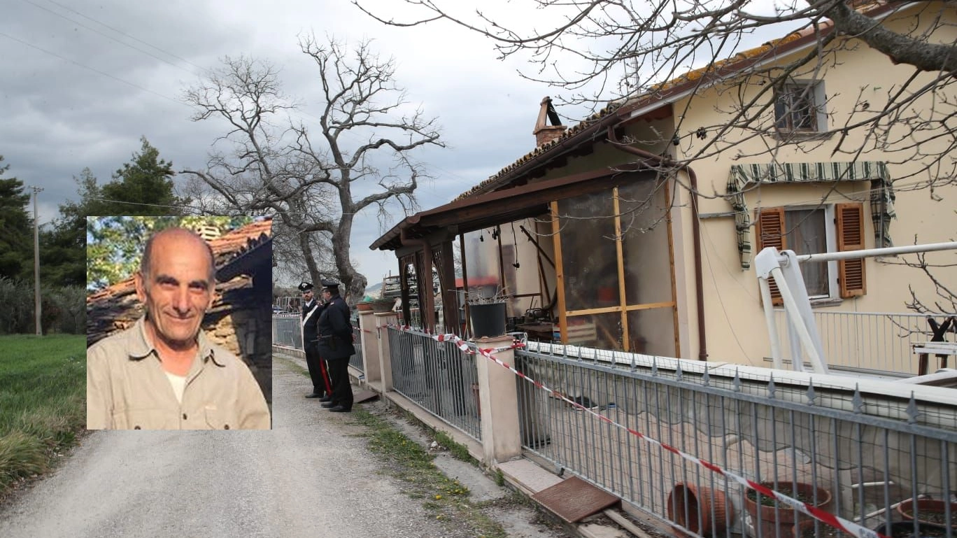 Sesto Grilli e la sua casa, dove è stato trovato morto (Fotoprint)