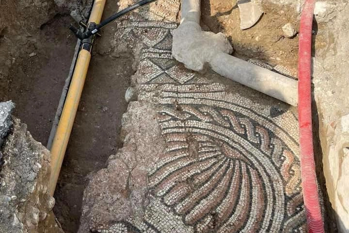 Il mosaico pavimentale scoperto a Verona