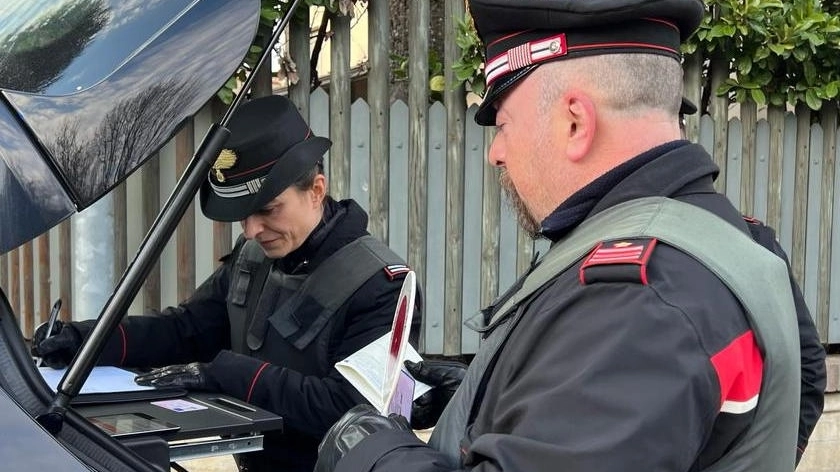 Accertamenti dei carabinieri