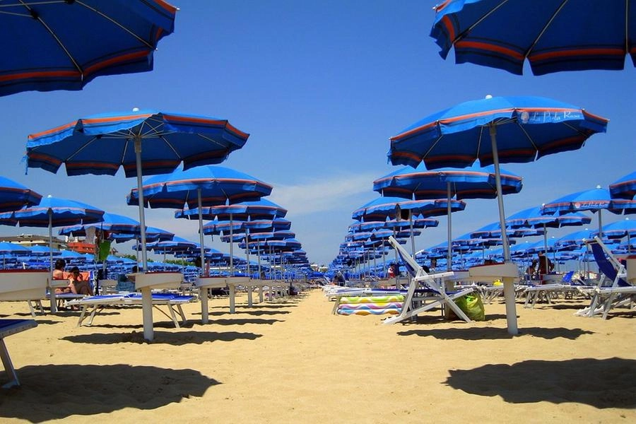 Concessioni balneari: una spiaggia dell'Emilia Romagna
